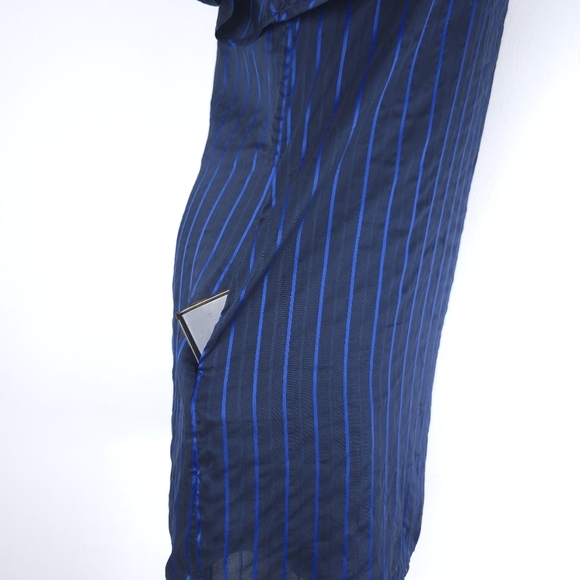 Banana Republic Pinstripe Mini Petite XS NWT - Picture 4 of 7